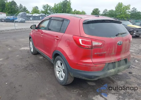 2012 Kia Sportage Lx z USA, uszkodzony, nr VIN KNDPBCA23C7252797